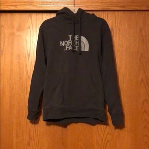 Gray North Face Sweatshirt.